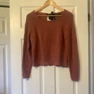 RW&Co pink sweater